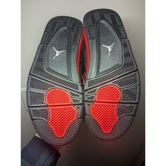 Air Jordan 4 Retro GS Red Thunder 408452 016 Size 7 US Youth New No Box - Picture 9 of 12